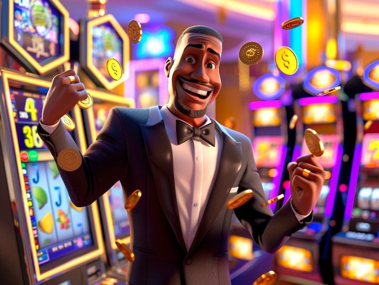 Tampilan layar permainan Live Blackjack dengan chip taruhan dan kartu dealer